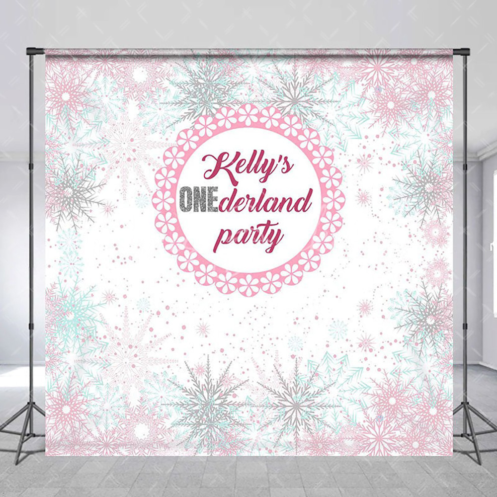 Photography Names - Fundo Personalizado para 1º Aniversário de