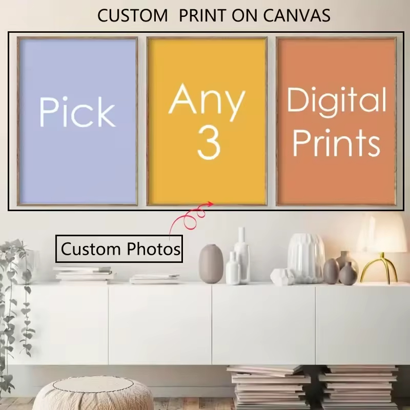 3 peças de pôsteres de lona pe - Photography Poster avaliação e preço